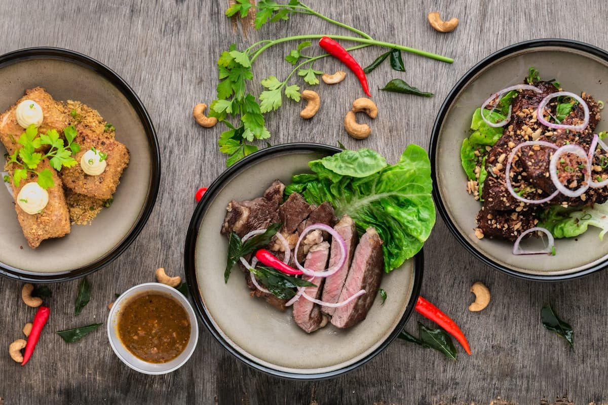 Home-cooked dishes ready to serve